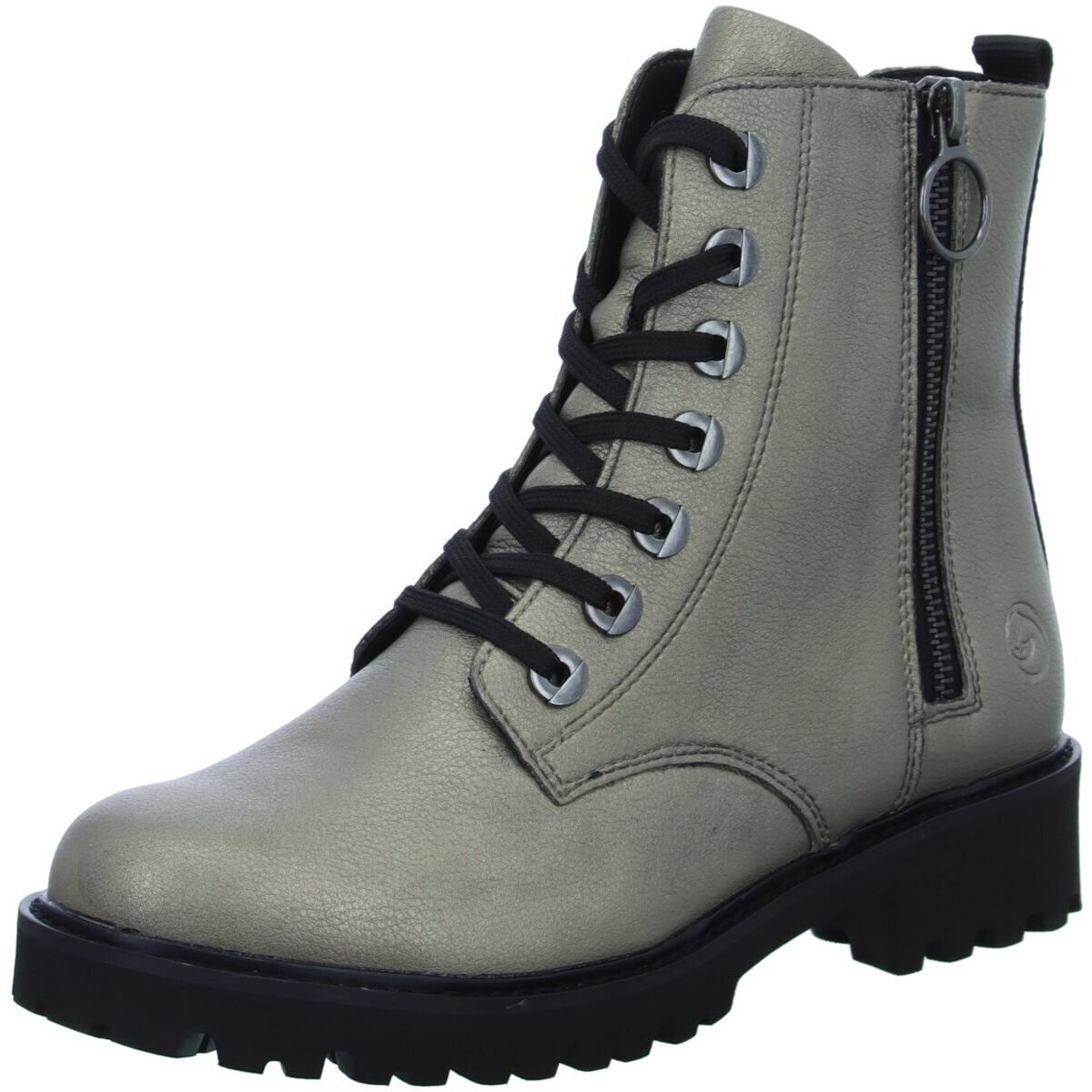 Schuhe Damen Stiefel Remonte Stiefeletten Stiefelette D8671-91 Silbern