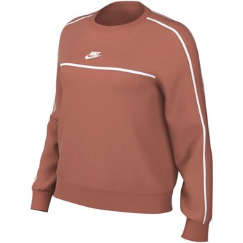 Kleidung Damen Sweatshirts Nike Sport W NSW MLNM ESSENTL FLC CREW CZ8336 827 Orange