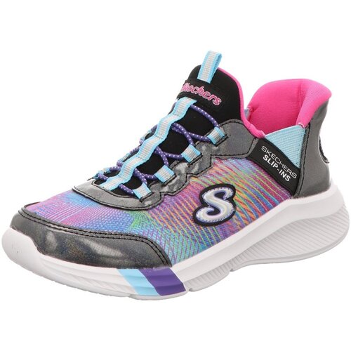 Schuhe Mädchen Sneaker Skechers Low 303514L 303514L BKMT BKMT Multicolor