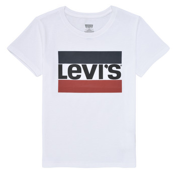 Kleidung Mädchen T-Shirts Levi's SPORTSWEAR LOGO TEE Weiss