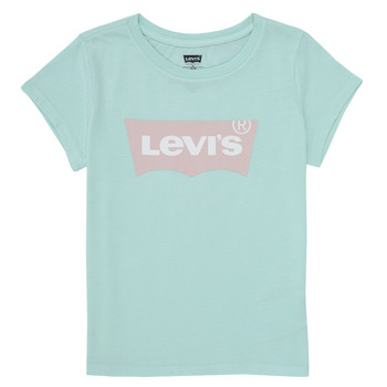 Levi's BATWING TEE Blau / Pastel / Rosa / Pastel