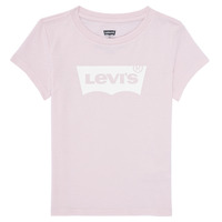 Kleidung Mädchen T-Shirts Levi's BATWING TEE Rosa / Weiss