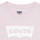 Kleidung Mädchen T-Shirts Levi's BATWING TEE Rosa / Weiss