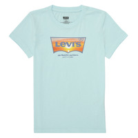 Kleidung Jungen T-Shirts Levi's SUNSET BATWING TEE Blau / Orange