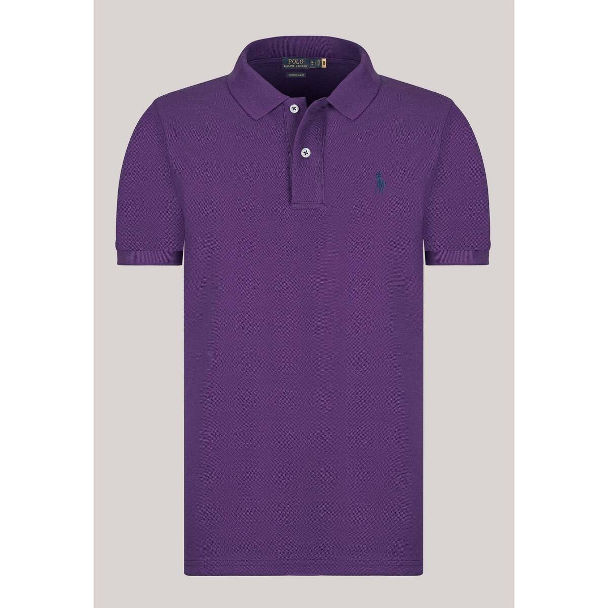 Kleidung Herren T-Shirts & Poloshirts Ralph Lauren - Polo Homme Slim Fit VIOLET Violett