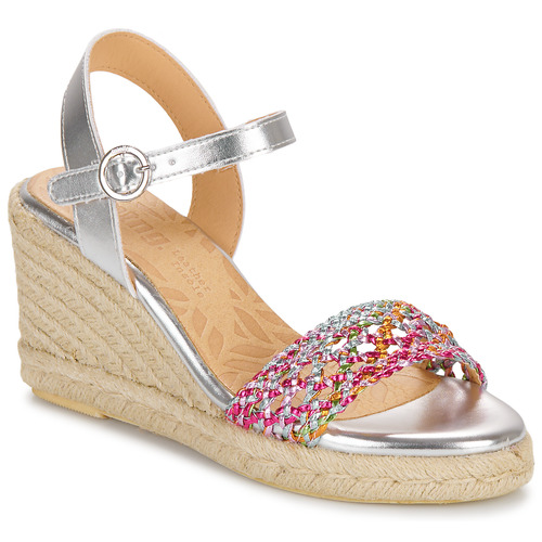 Schuhe Damen Sandalen / Sandaletten MTNG 59718 Silbern / Multicolor