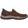 Schuhe Herren Sneaker Low Skechers Slip-In-Sneaker aus Leder Braun