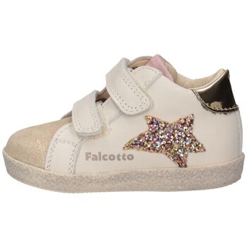 Schuhe Mädchen Sneaker Low Falcotto ALNOITE Sneaker Kind PLATIN-WEISS Multicolor