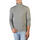 Kleidung Herren Pullover 100% Cashmere Jersey roll neck Grau