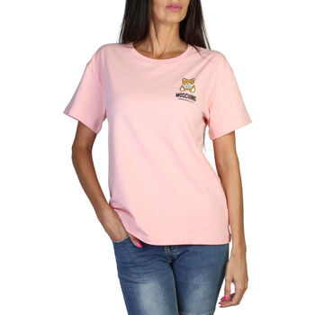 Kleidung Damen T-Shirts Moschino A0784 4410 A0227 Pink Rosa