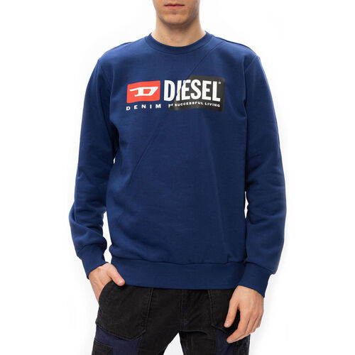 Kleidung Herren Sweatshirts Diesel s-girk-cuty a00349 0iajh 8mg blue Blau
