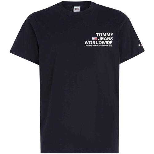 Kleidung Herren T-Shirts Tommy Jeans  Schwarz