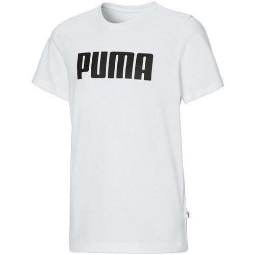 Kleidung Jungen T-Shirts Puma 854964-05 Weiss