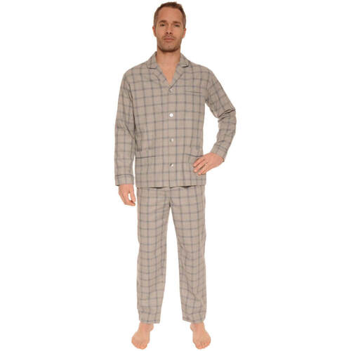 Kleidung Herren Pyjamas/ Nachthemden Pilus CHESTER Grau