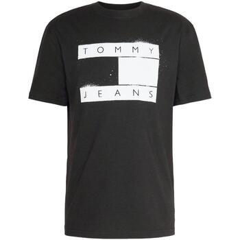 Kleidung Herren T-Shirts Tommy Hilfiger  Schwarz