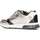 Schuhe Mädchen Sneaker Low Geox SPORTGEOX GLOCKE J368VD PLATIN