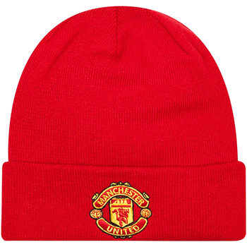 Accessoires Herren Mütze New-Era Core Cuff Beanie Manchester United FC Hat Rot