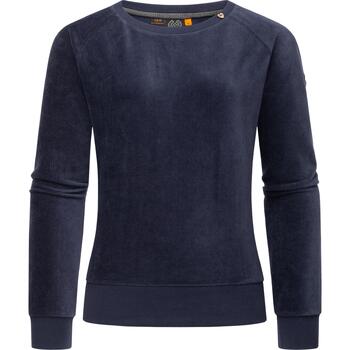 Kleidung Damen Sweatshirts Ragwear Kapuzensweatshirt Johanka Velvet Blau