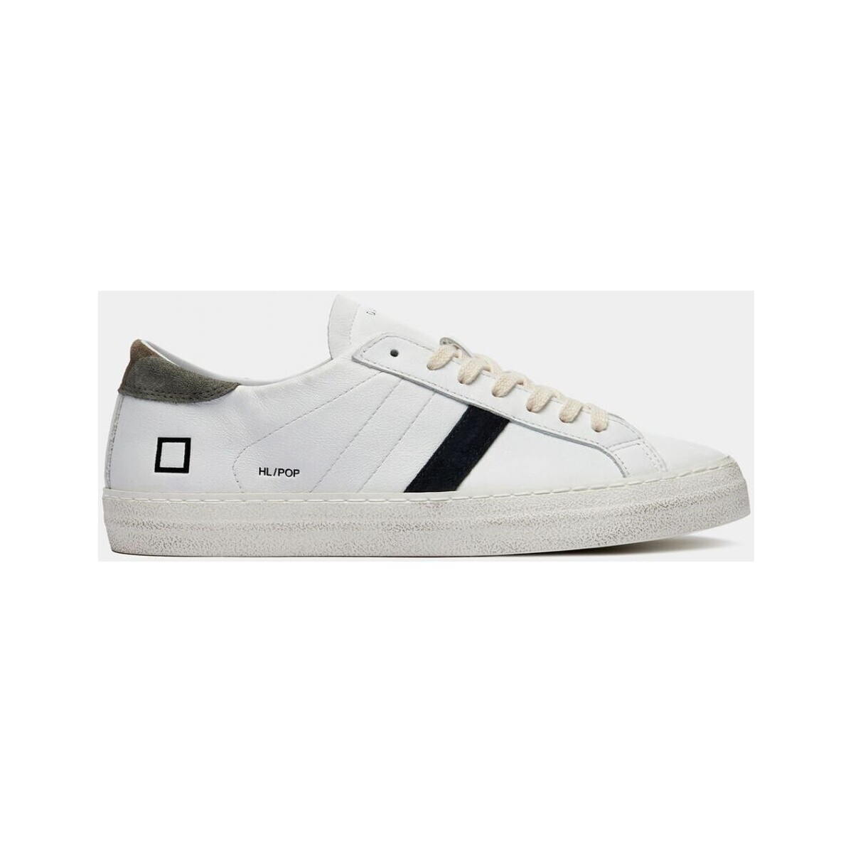 Schuhe Herren Sneaker Date M391-HL-PO-IC HILL LOW POP-WHITE-CAMO Weiss