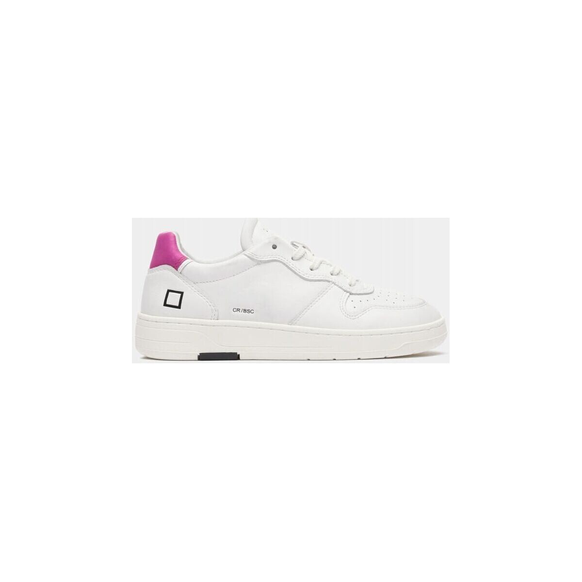 Schuhe Damen Sneaker Date W391-CR-BA-WF COURT-WHITE/FUXIA Weiss