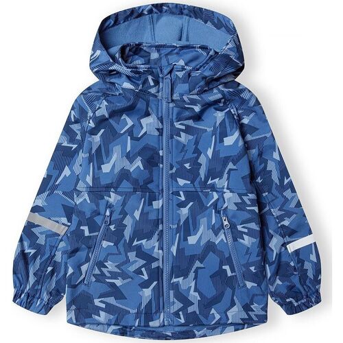 Kleidung Jungen Jacken Minoti Softshell-Jacke mit Kapuze für Jungen ( 1y-14y ) Blau