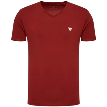 Kleidung Herren T-Shirts Guess g triangle Bordeaux