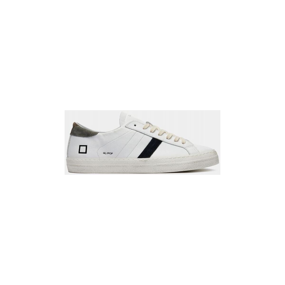 Schuhe Herren Sneaker Date M391-HL-PO-IC HILL LOW POP-WHITE-CAMO Weiss