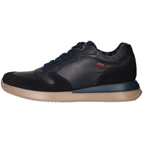 Schuhe Herren Sneaker Low CallagHan 51105 Blau