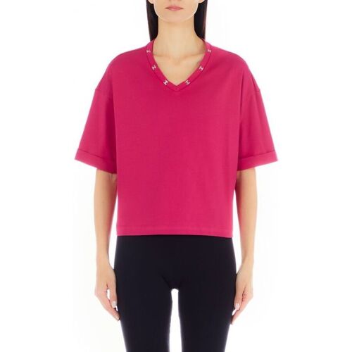 Kleidung Damen T-Shirts & Poloshirts Liu Jo TF3108 J0088-81950 Rot
