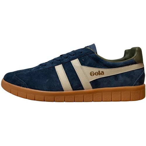 Schuhe Herren Sneaker Gola Baskets  Hurricane Suede Blau