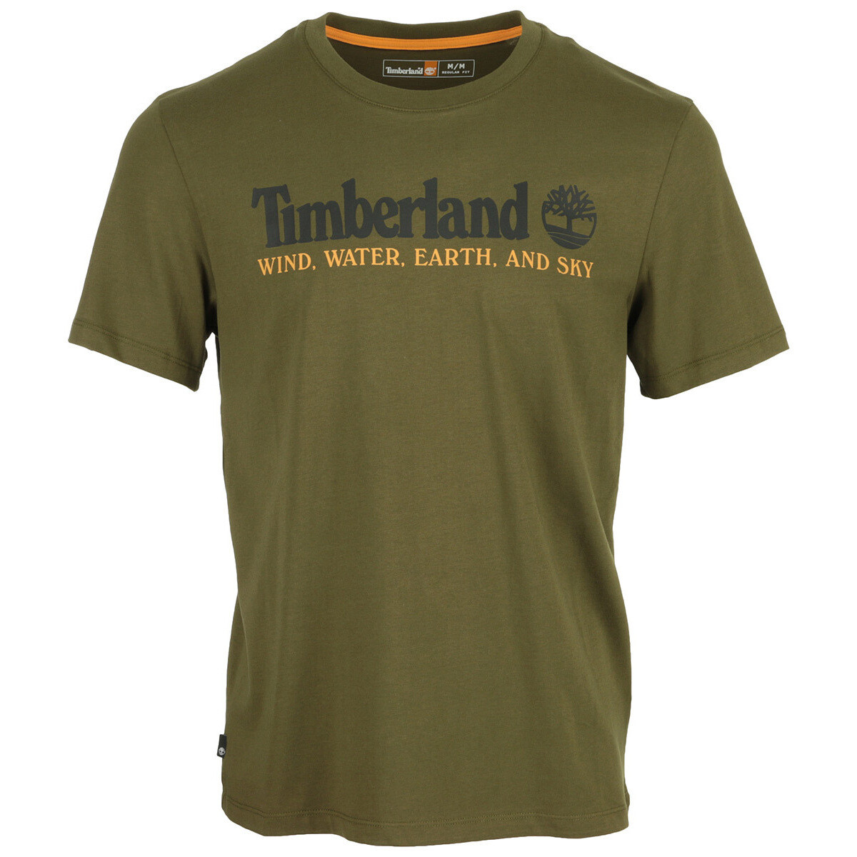Kleidung Herren T-Shirts Timberland WWES Front Tee Grün