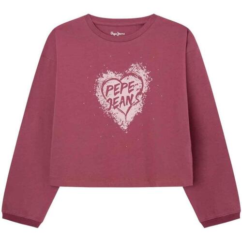 Kleidung Mädchen T-Shirts & Poloshirts Pepe jeans  Rosa