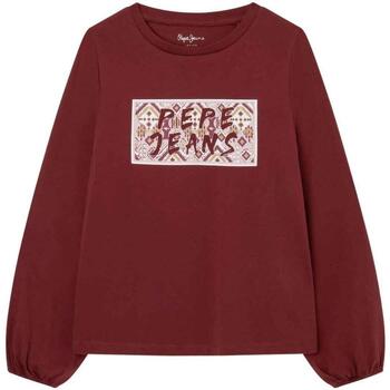 Kleidung Mädchen T-Shirts & Poloshirts Pepe jeans  Rot