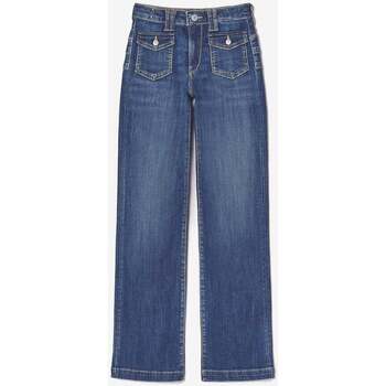 Kleidung Mädchen Jeans Le Temps des Cerises Jeans  Pulp Flare High Waist, länge 34 Blau