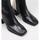 Schuhe Damen Low Boots Wonders H-4350 Schwarz