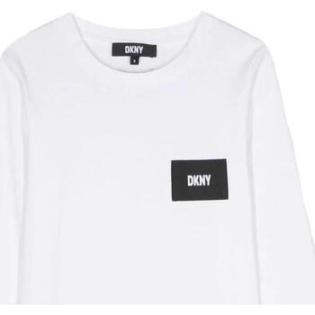 Kleidung Mädchen T-Shirts Dkny  Weiss