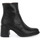 Schuhe Damen Ankle Boots Wonders NERO LUNES Schwarz