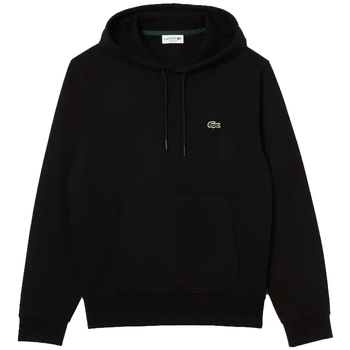 Lacoste  Sweatshirt Organic Brushed Cotton Hoodie - Noir