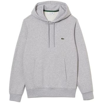 Lacoste  Sweatshirt Organic Brushed Cotton Hoodie - Grey