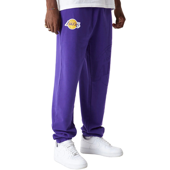 Kleidung Herren Jogginghosen New-Era NBA Joggers Lakers Violett