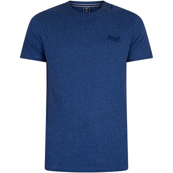Superdry T-Shirt mit Vintage-Logo-Stickerei Blau