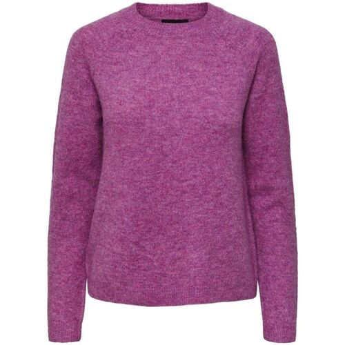 Kleidung Damen Pullover Pieces 17126277 JUNIANA NECK-RADIANT ORCHILD Violett