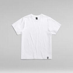 Kleidung Herren T-Shirts & Poloshirts G-Star Raw D23471 C784 ESSENTIAL LOOSE-110 WHITE Weiss