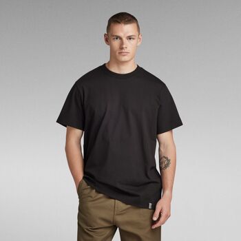 Kleidung Herren T-Shirts & Poloshirts G-Star Raw D23471 C784 ESSENTIAL LOOSE-6484 BLACK Schwarz