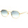 Uhren & Schmuck Sonnenbrillen Eyepetizer Hort Opt C.4 Sonnenbrille Gold
