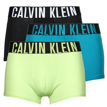 Unterwäsche Herren Boxer Calvin Klein Jeans TRUNK 3PK X3 Weiss / Schwarz / Blau