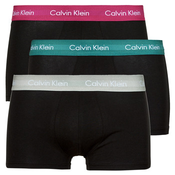 Unterwäsche Herren Boxer Calvin Klein Jeans LOW RISE TRUNK 3PK X3 Schwarz