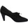 Schuhe Damen Low Boots Confort EZ348 8887 Schwarz