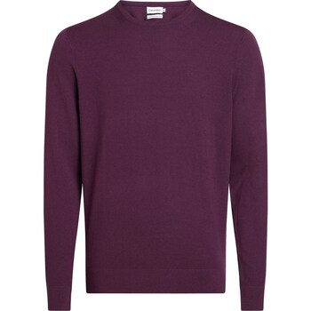Kleidung Herren Sweatshirts Calvin Klein Jeans Merino Crew Neck Swe Violett