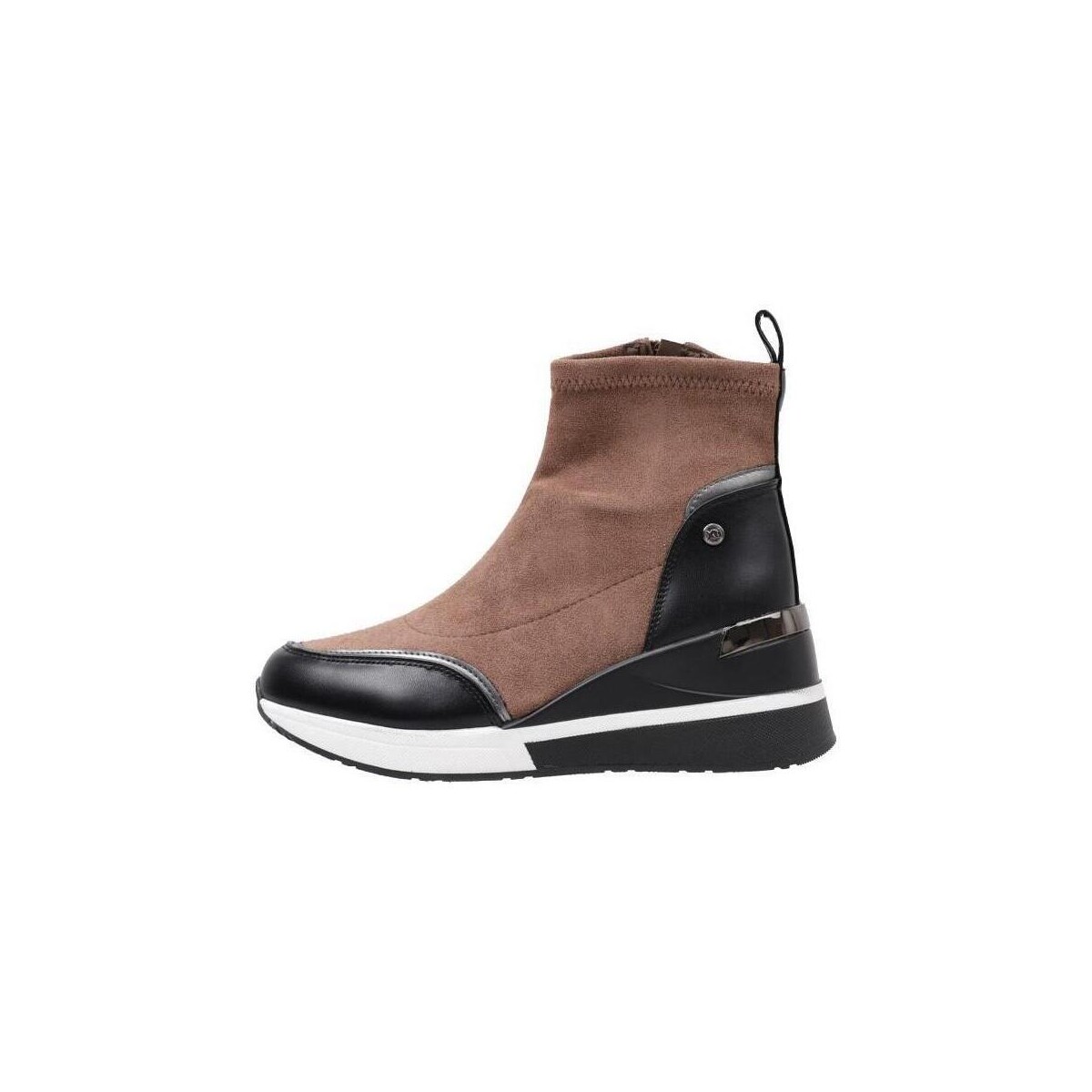 Schuhe Damen Low Boots Xti 141576 Grau